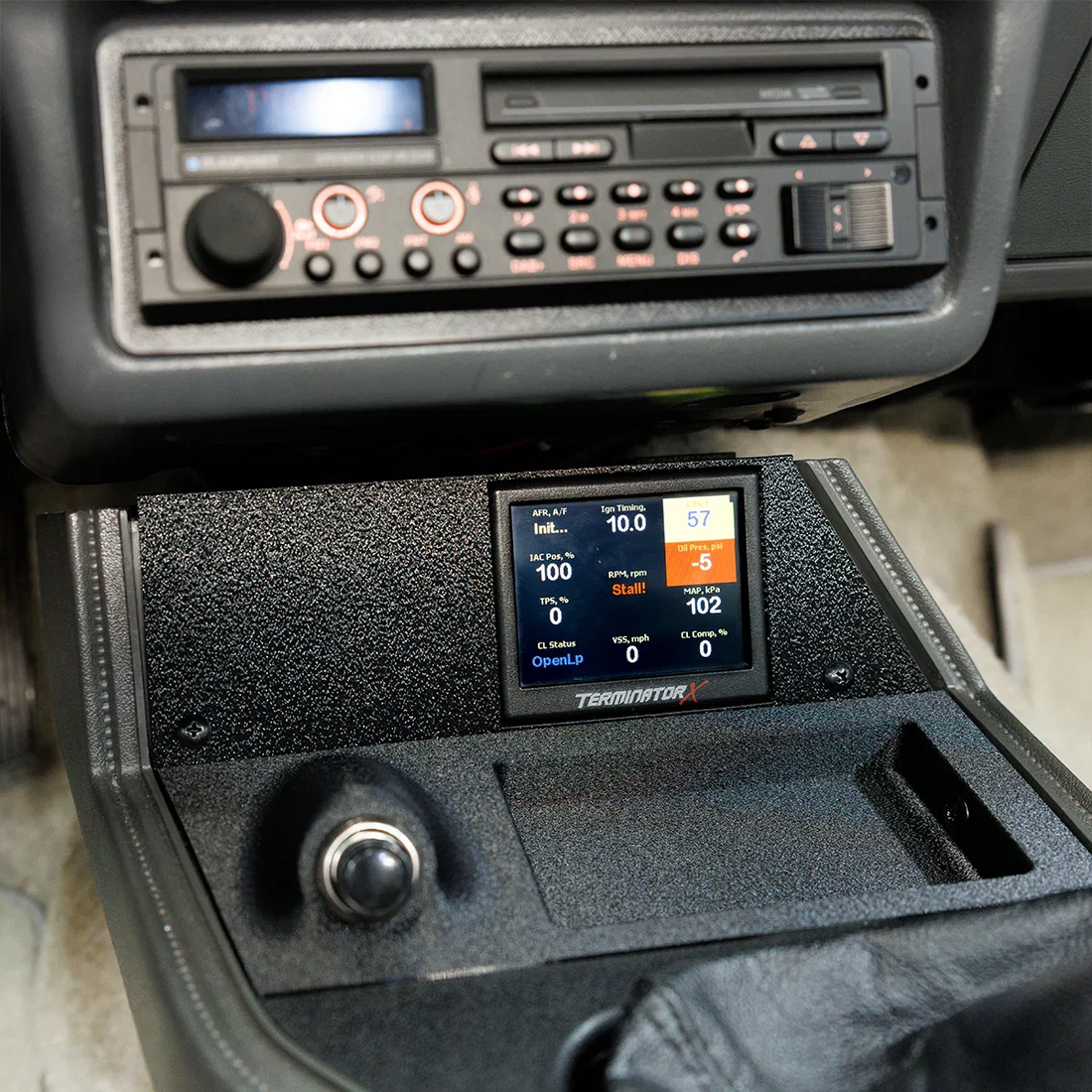 Center Console Bezel with Holley EFI 3.5" Screen Mount