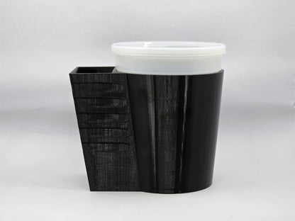 Tire Shine Container & Brush Holder