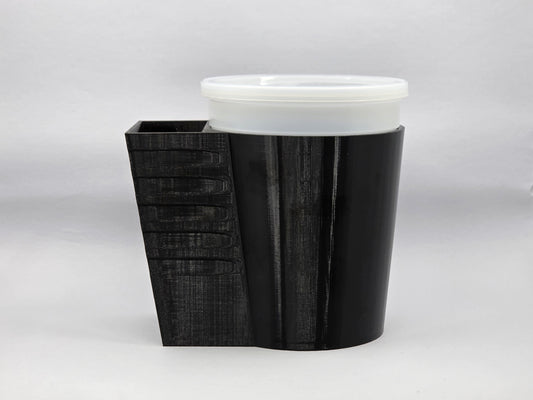 Tire Shine Container & Brush Holder