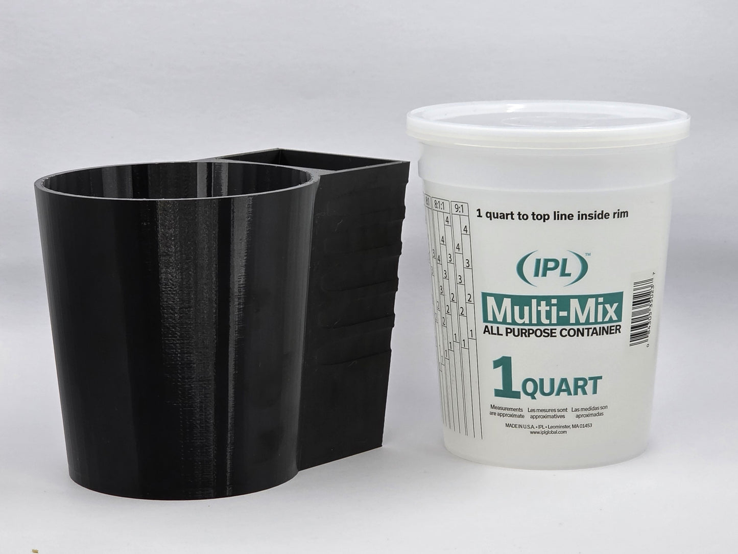 Tire Shine Container & Brush Holder