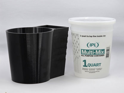 Tire Shine Container & Brush Holder