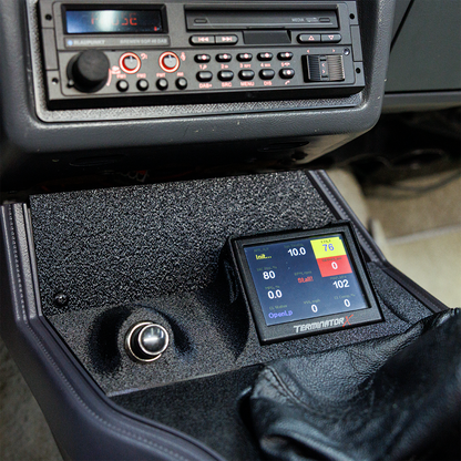 Ash Tray Panel with Holley EFI 3.5" Screen Mount for 1979 - 1986 Ford Mustang
